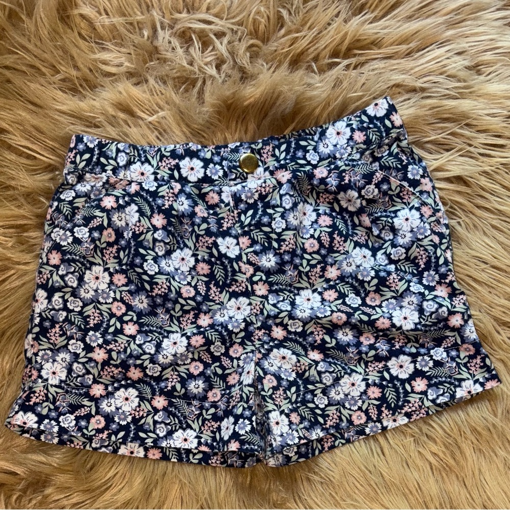 Floral Toddler Girl Shorts